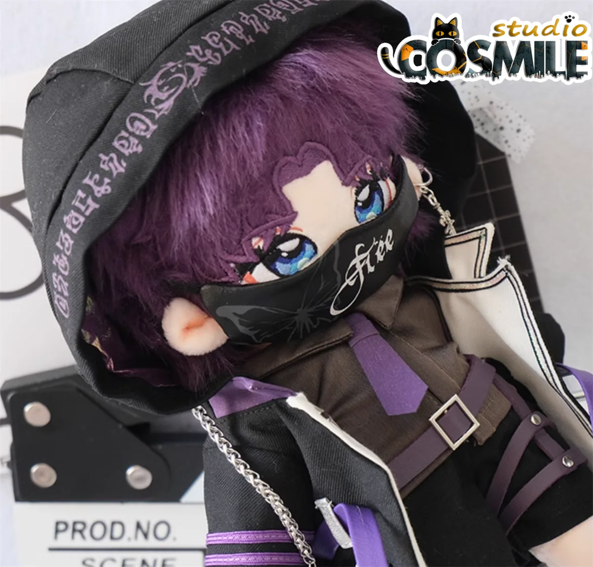 사랑과 Deepspace Homra Rafayel Sneak Assassin 알파 코스프레 의상 플러시 20cm 30cm 인형 인형 액세서리 인형 의류 KN