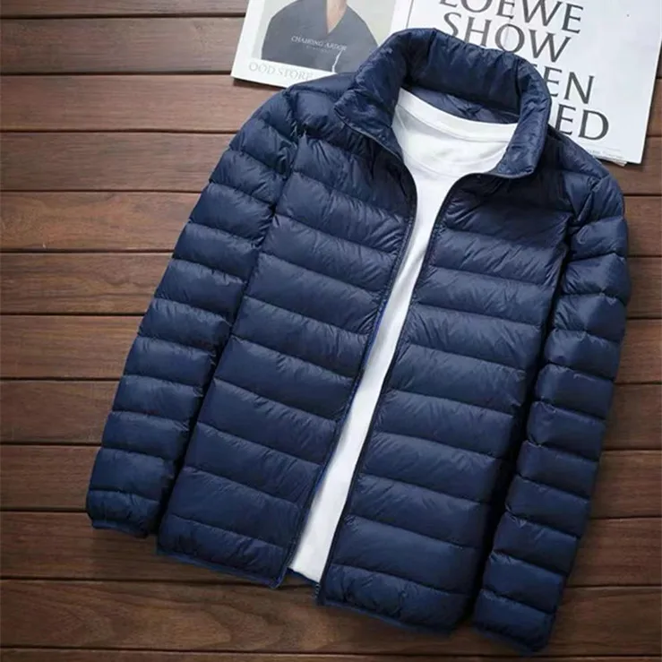 Minor Flaw Autumn and Winter Men's Fashion Brand Casual Outerwear Warm Lightweight Warm Cotton-Padded Jacket New Handsome Men...