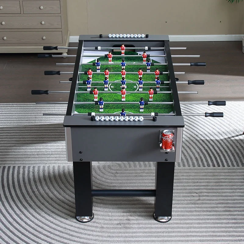 

Indoor Football Machine Large Adult Table Football Table Solid Wood Multi-Layer Board Wood Color Leisure entertainment equipment