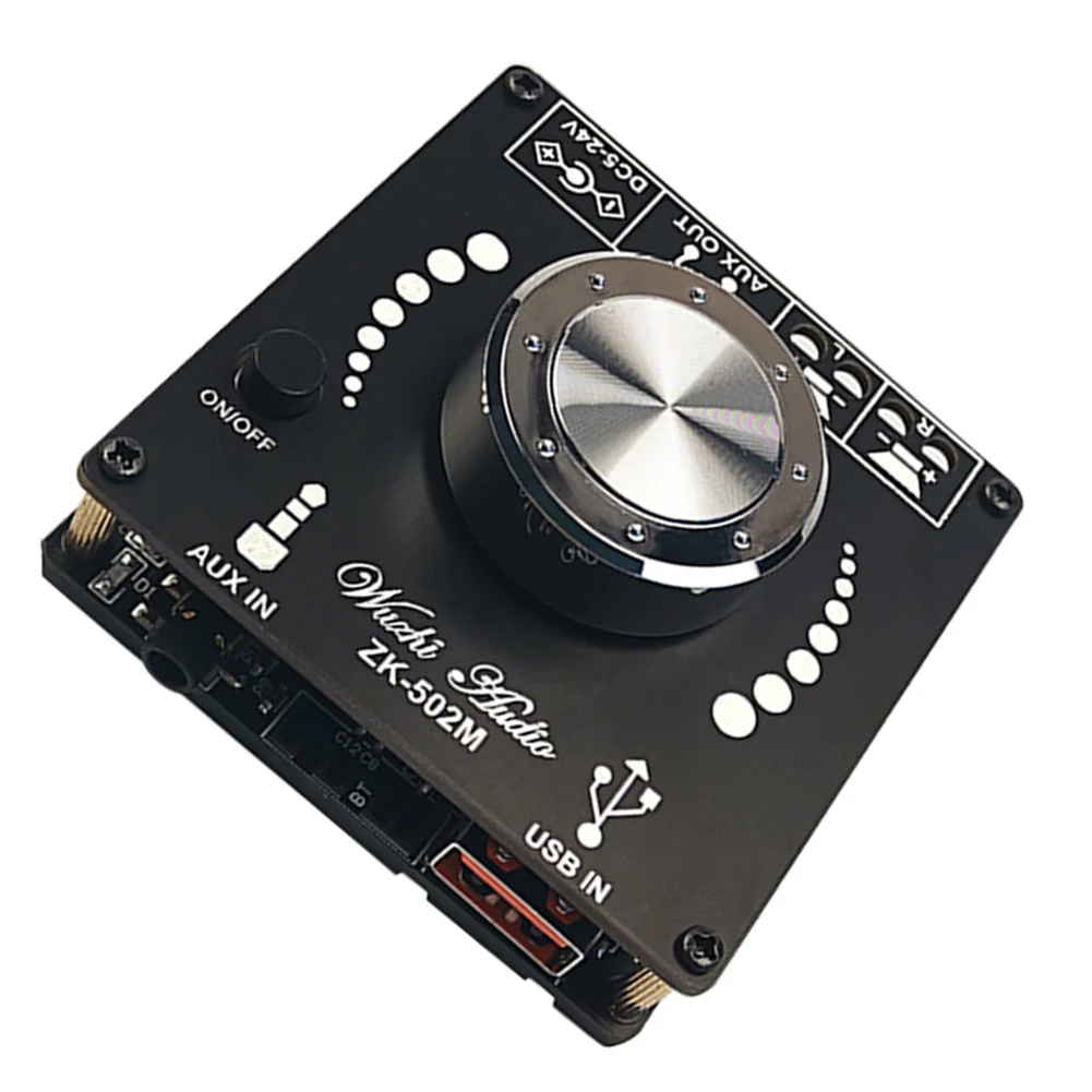 Аудиоприемник, плата цифрового усилителя, мини-плата аудиоусилителя мощности, Bluetooth-совместимая 5,0 50WX2, стерео