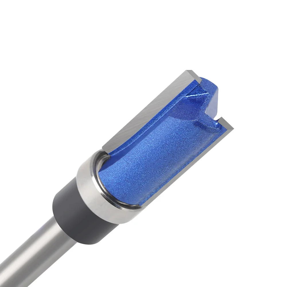 

Набор прямых фрез из карбида вольфрама — фрезы с хвостовиком 1/4 дюйма и 6 мм с направляющим подшипником для копирования шаблонов