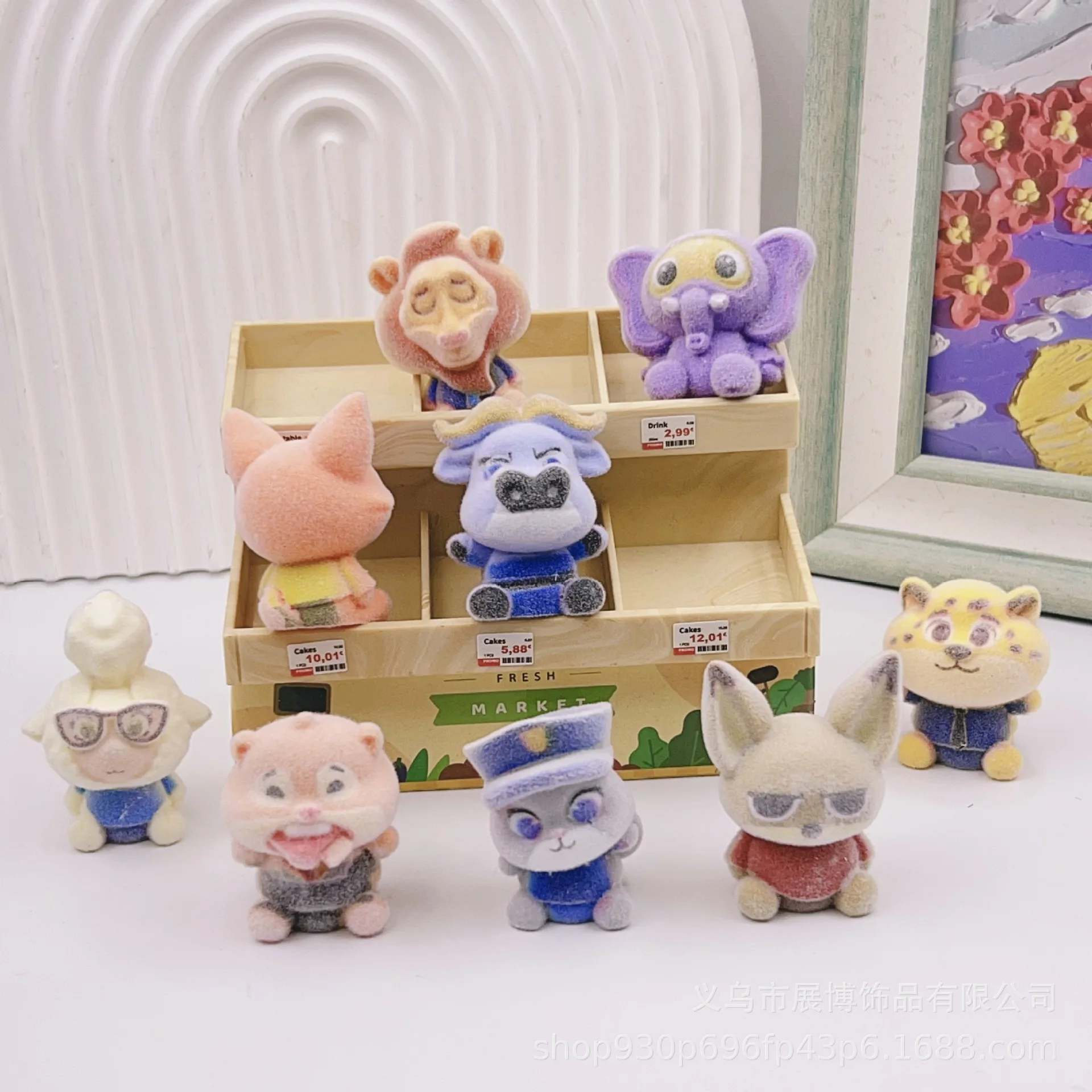 Zootopia Cartoon Niedlichkeiten Ornamente Accessoires