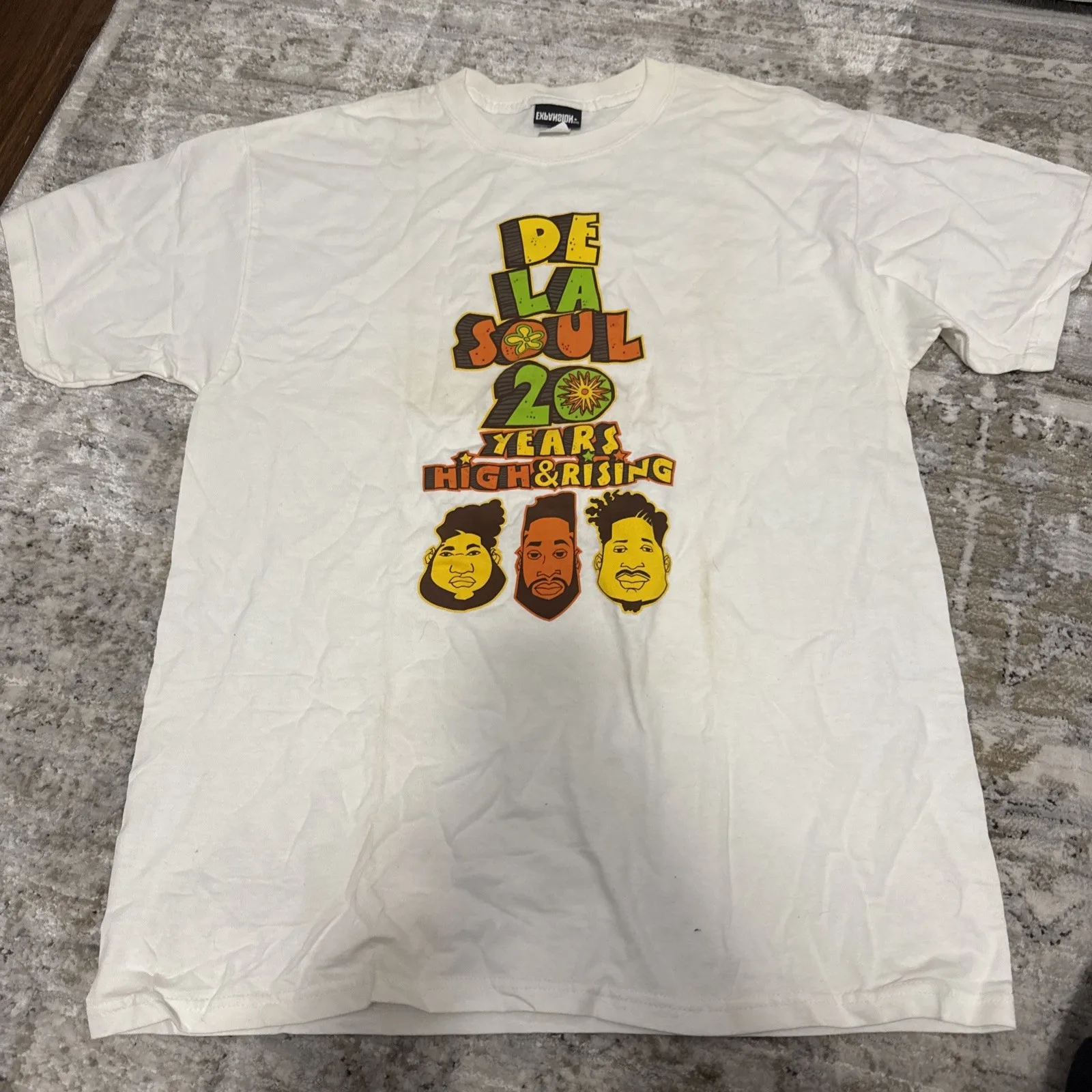 

Rare Vintage De La Soul T Shirt 90s Sz Large Original 1990s Rap Hip Hop Concert