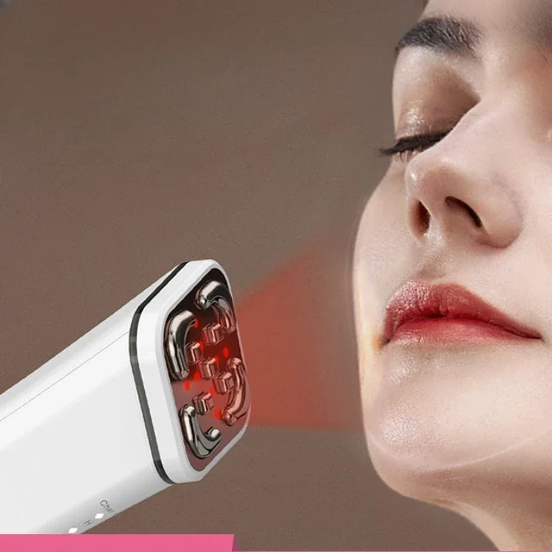 Multi-functional Beauty Machine with RF Vibration Massage, Microcurrent Facial Lifting and Photon Skin Rejuvenation