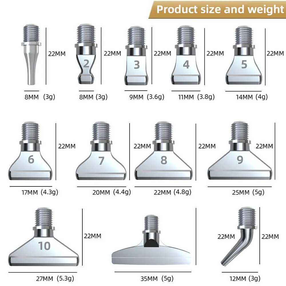 Lukisan berlian Resin pena Multi-placker ramah lingkungan Alloy pena pengganti kepala poin pena bor bordir DIY kerajinan seni kuku