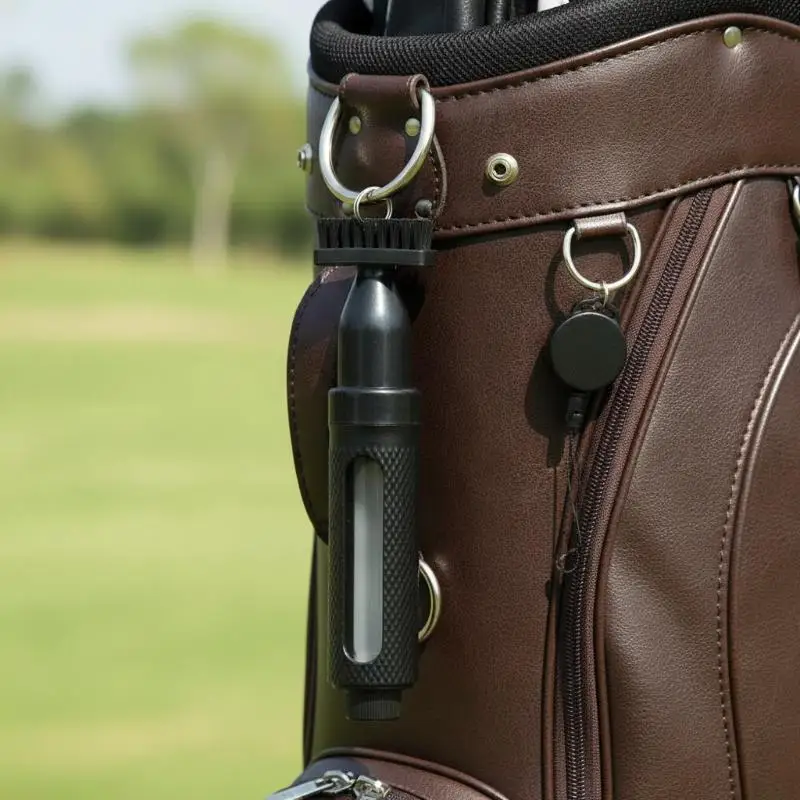 Golfschläger-Reinigungsbürste, tragbarer Sprüh-Groove-Reiniger mit ergonomischem Griff für Anfänger-Golfer, Trainingszubehör – Detail 3