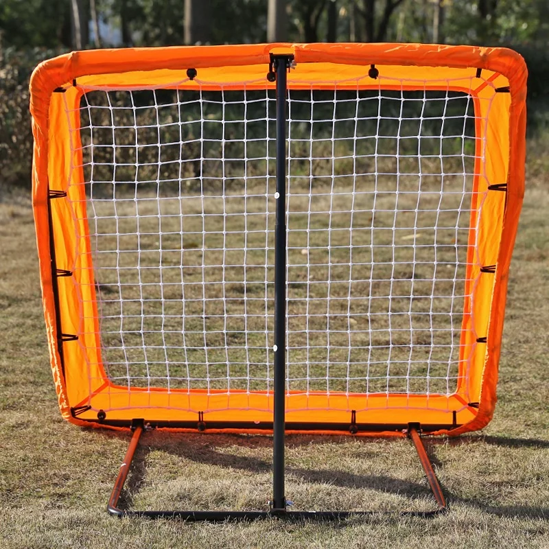 1 equipo de entrenamiento de fútbol retráctil y plegable de un solo lado, red de rebote multiusos y puerta de práctica de tiro 2025