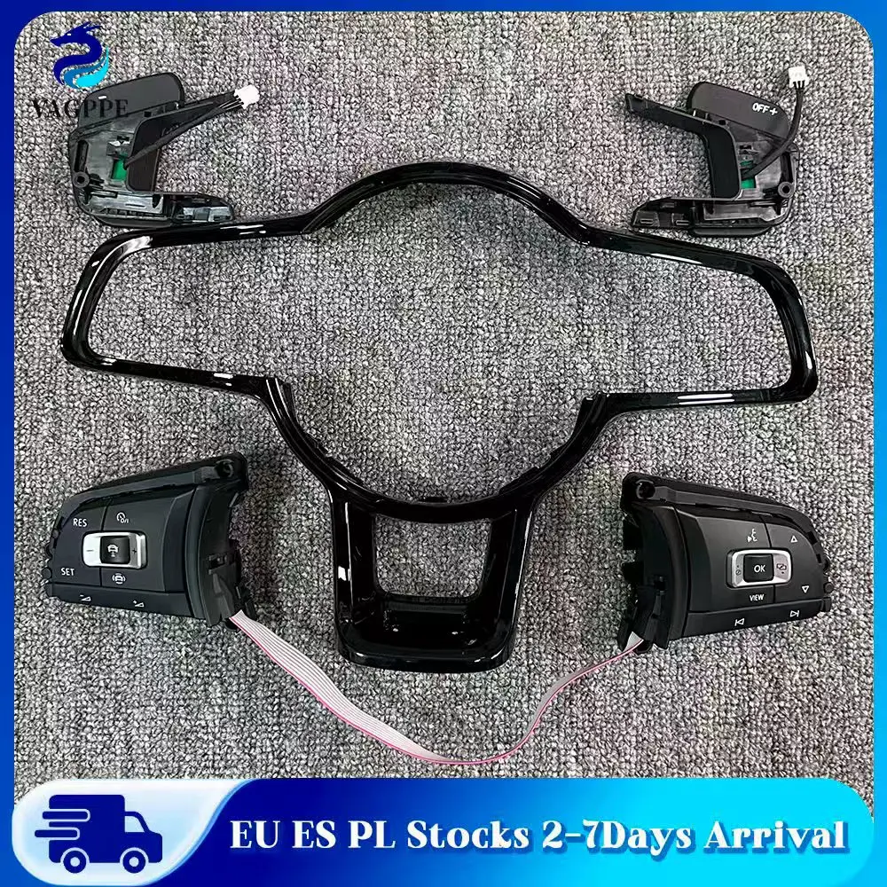 Boutons de volant multifonctions avec ACC 5G0 959 442 AE pour Passat B8 Variant Golf 7 Arteon Tiguan MK2 5G0959442AE 5G0 959 442