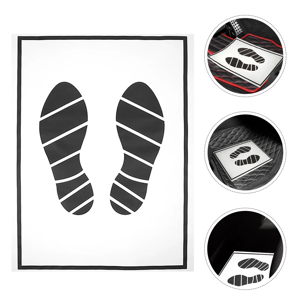 

40pcs Paper Disposable Floor Mats for Cars SUV Paper Car Mats Vehicle Interior Protection Accessories Car