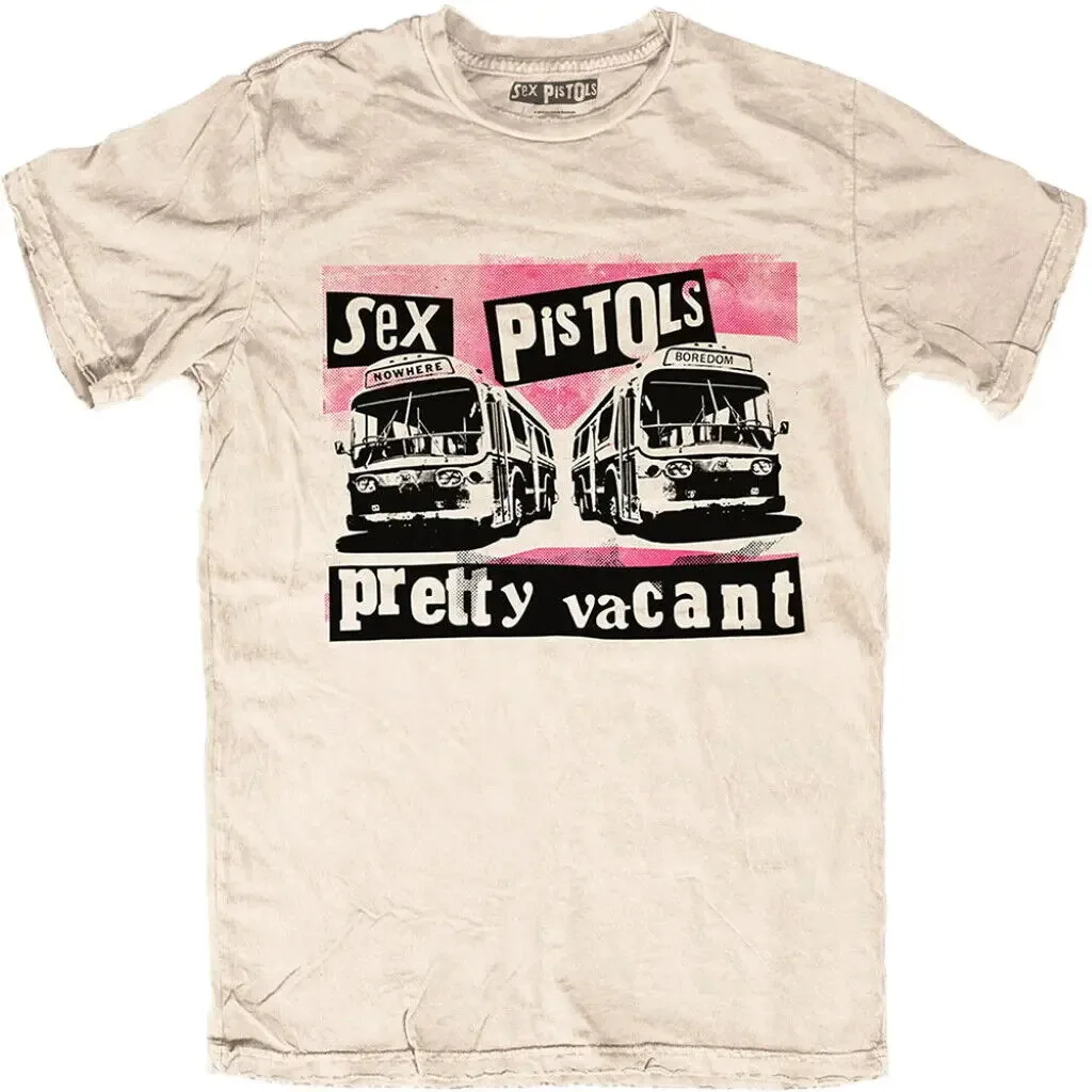 Sex Pistols Pretty Vacant Sand T Shirt New Official