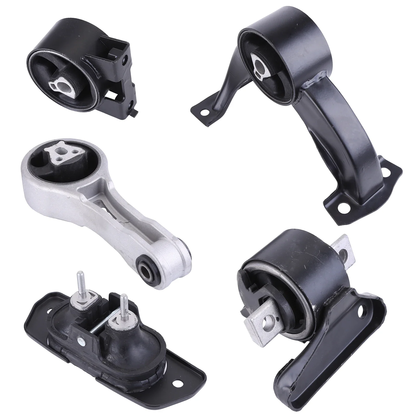 

5Pcs Motor Mounts and Transmission Mount Set Compatible for Avenger 10-14 L4-2.4L 5147774AC 5085078AD 5085079AD 5105450AB 508507