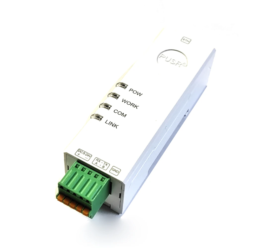 Din-Rail Seriële Poort Rs232 Of Rs485 Naar Ethernet Converter Iot Server USR-DR134 Dr132 Ondersteuning Modbus