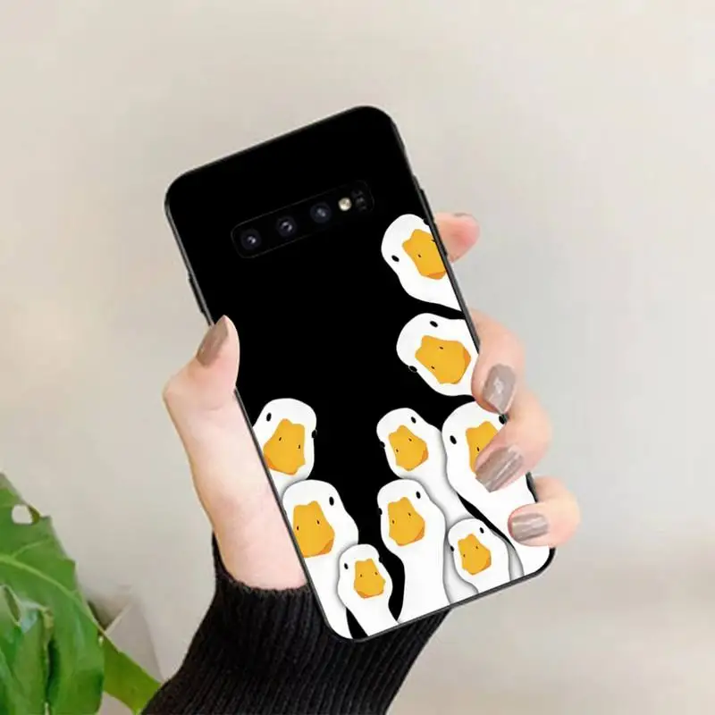 MaiYaCa Untitled Goose Game Phone Case for Samsung S10 21 20 9 8 plus lite S20 UlTRA 7edge