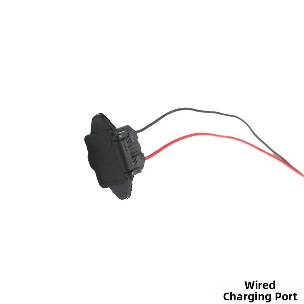

12V DC Charging Port with Wire for Agricultural Sprayers Includes Spring Loaded Flip Cover to Shield from Dust and Moisture