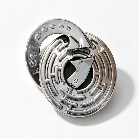 Labirinto Mágico de Metal Cast Labyrinth, Quebra-Cabeças de Desentrelaçamento, Teste de QI, Desafio de Lógica, Brinquedos Educativos para Adultos e Crianças