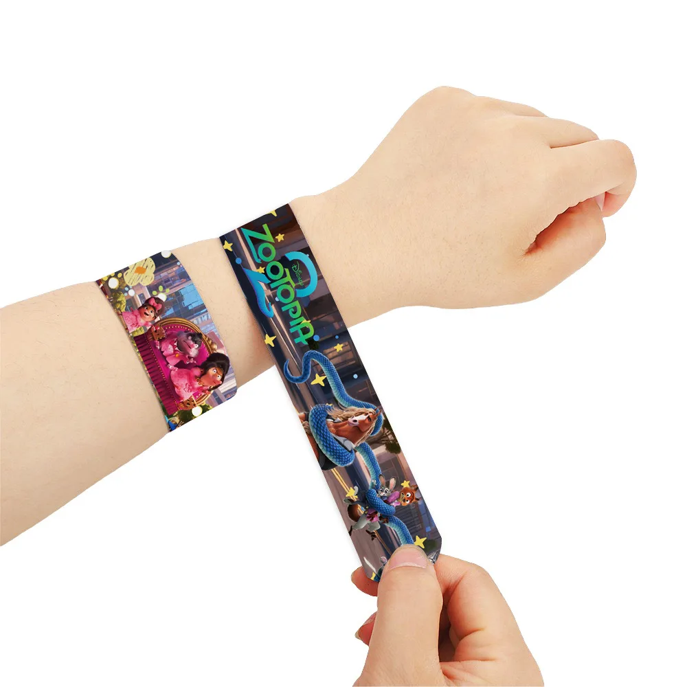 

2026 HOT!! Movie Zootopia Snap Bracelet PVC Cartoon Anime Snap Wristband Anime Merchandise Birthday gifts and Christmas gifts