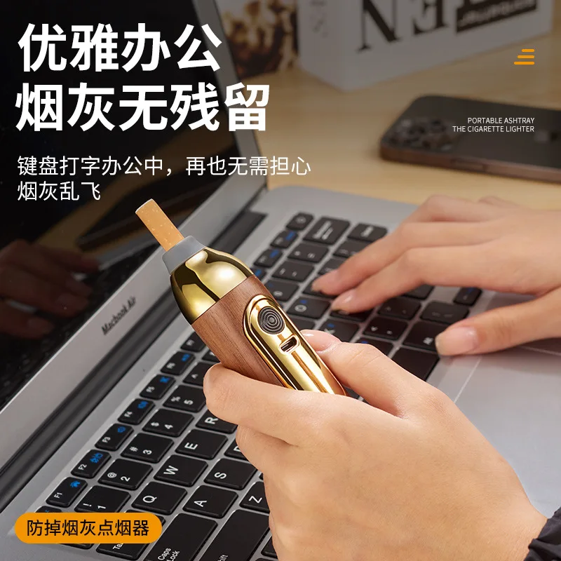 

Car Ashtray Anti Fly Ash No Spill Smoke Cup for Car Lazy Design Auto Cigarette Holder Anti Dust Driving Essential
