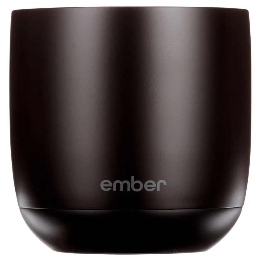 

Temperature Control Smart Cup 6 oz Black Up To 1.5-hr Battery Life - App Controlled Heated Cup - Improved Design
