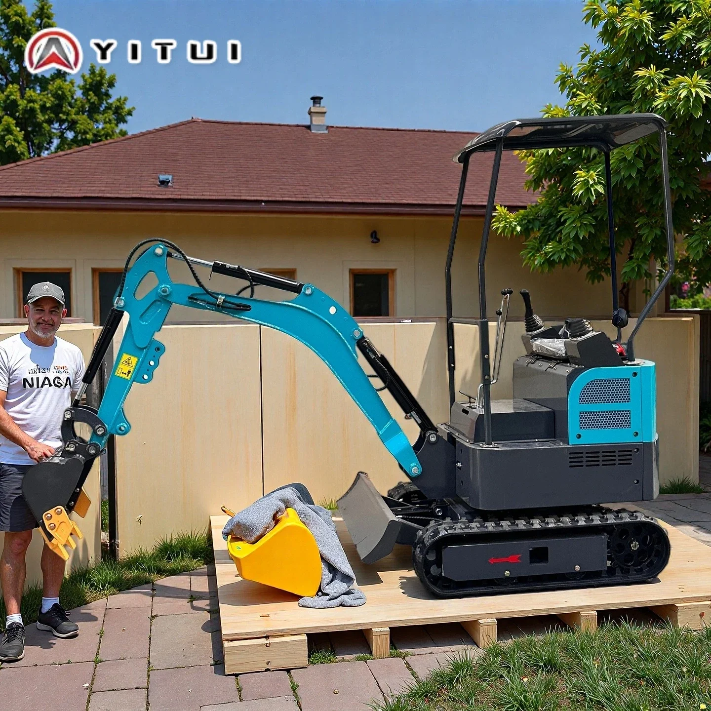 عرض خاص لفترة محدودة 1.2 طن حفارة صغيرة موسمية إصدار محدود محرك كوبوتا وقت عمل طويل للغاية مخصص