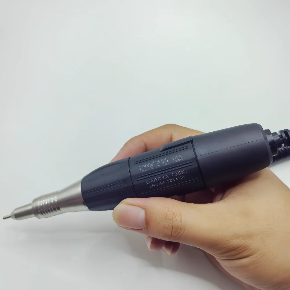 Dental STRONG 102 Micromotor Polishing 35000RPM Nail Drill Pen Handpiece For STRONG 210 90 204 207B Electric Manicure Machine