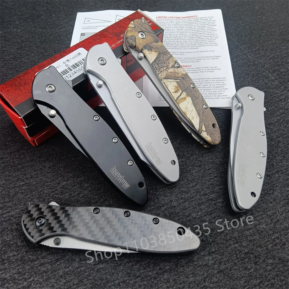 2024 Newest 1660 Ken Onion Leek Assisted Flipper Folding Knife Easy To Carry Pocket Knife Outdoor Hunting Camping Survival Tool