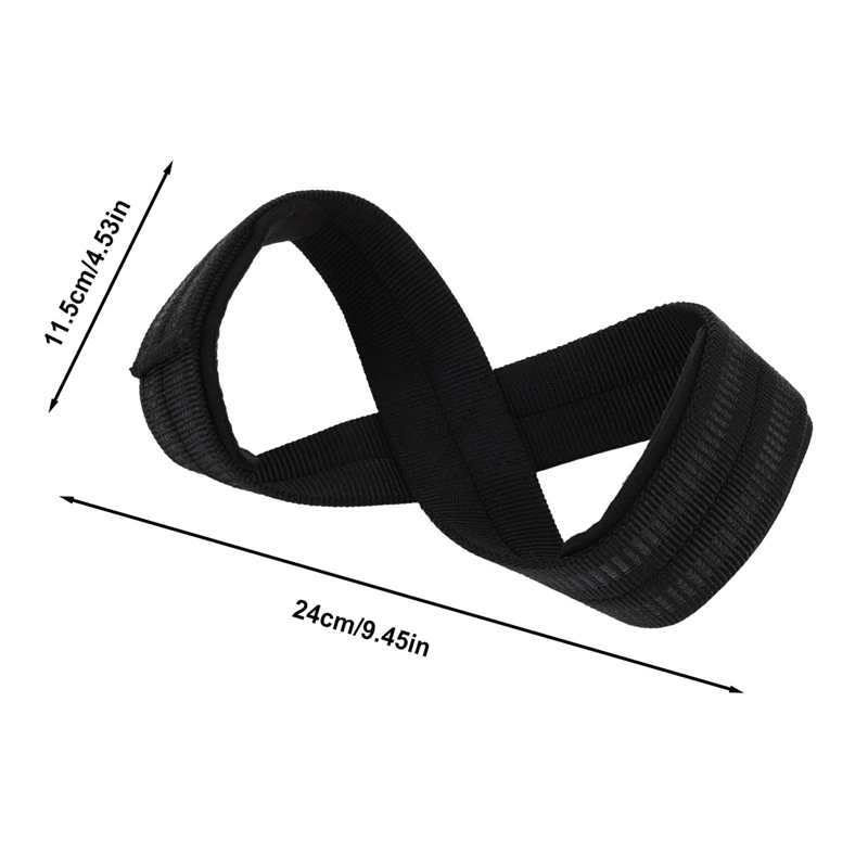 1 Pair Weightlifting Hand Belt Anti-Slip Sport Fitness Wrist Wraps Straps Gym Support Lifting Grip Belt Fitness Bodybuilding