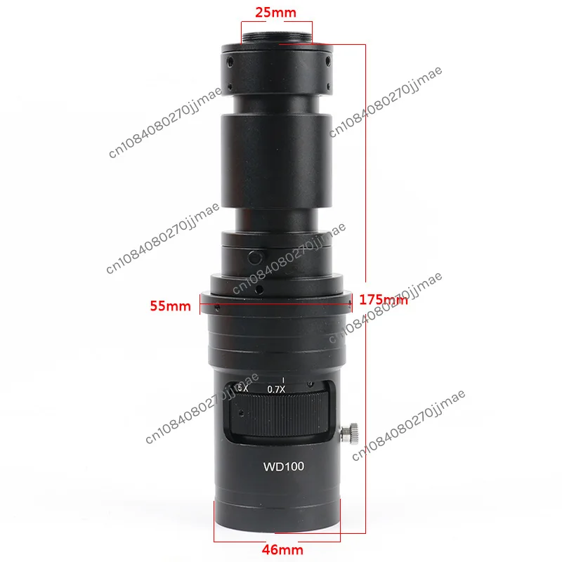 200X/500X Continuous Zoom C Interface Repair Welding Digital Microscope Industrial Camera Portable Monocular Lens