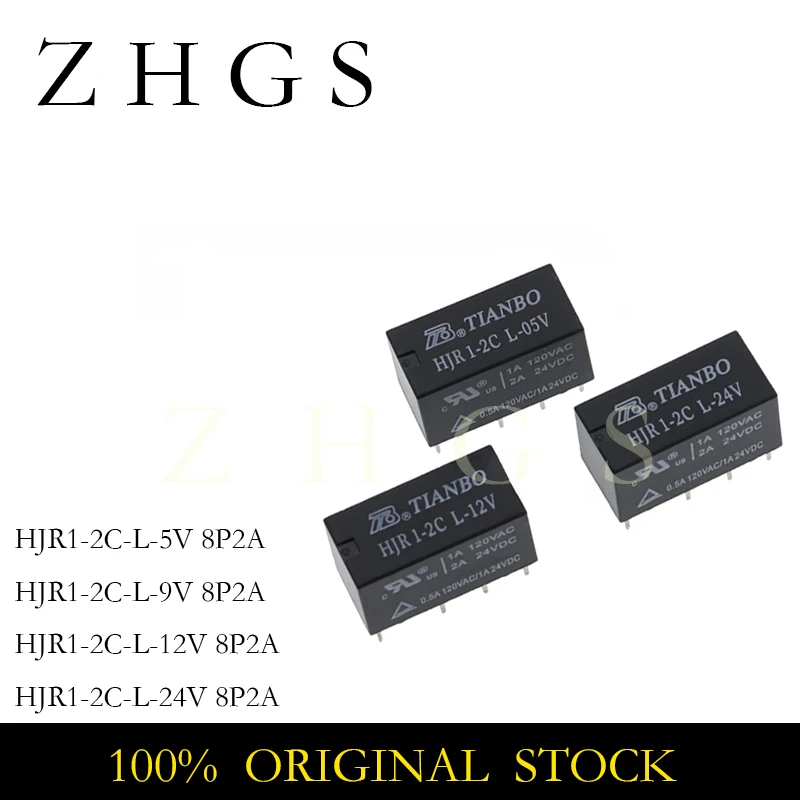 5Pcs Hjr1-2C-L-5V H…