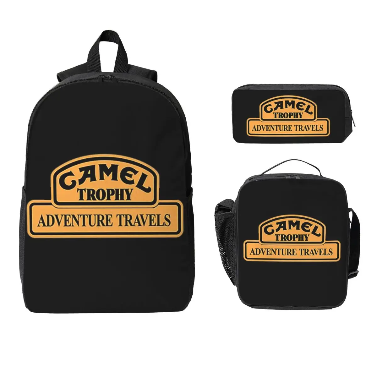 

Рюкзак Camel Trophy Defender 110 для мальчиков и девочек, сумка для книг, школьная сумка, компьютерные сумки на плечо, изолированная сумка для обеда 3 шт., пенал