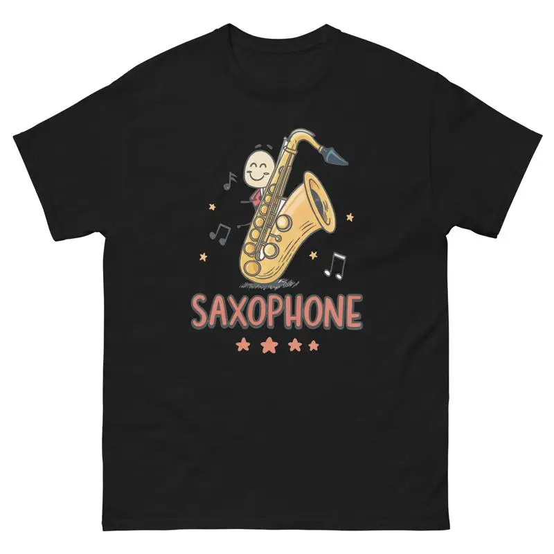 

Saxophone Musical Instrument Illustration T Shirt