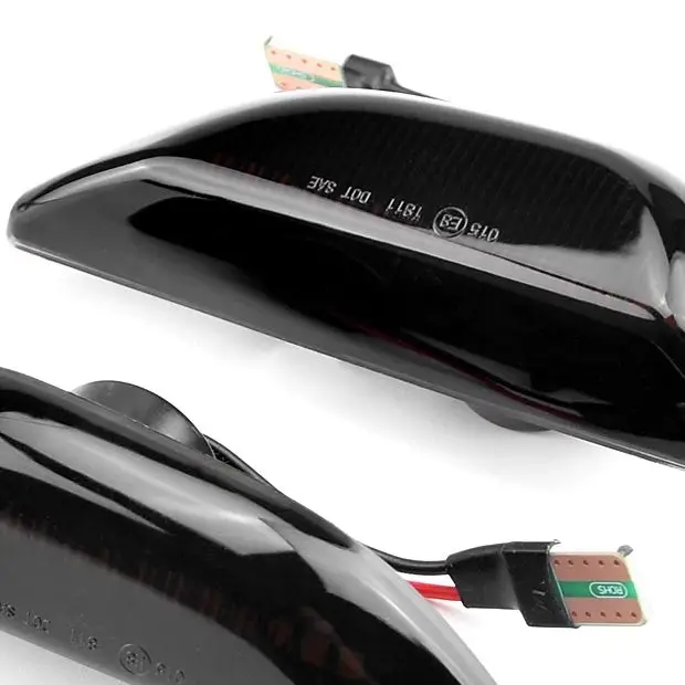 1Pair Dynamic LED Sequential Side Marker Repeater Turn Signal Lamps For Opel Mokka X Chevrolet Trax Buick Encore 2013‑2020