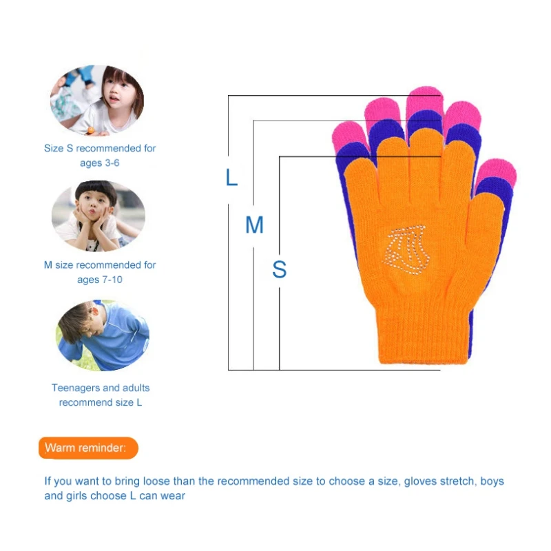 Guantes de patinaje para niños, guantes cálidos de invierno para competición, reducción de lesiones por caída con protección antideslizante de Palma de Gel