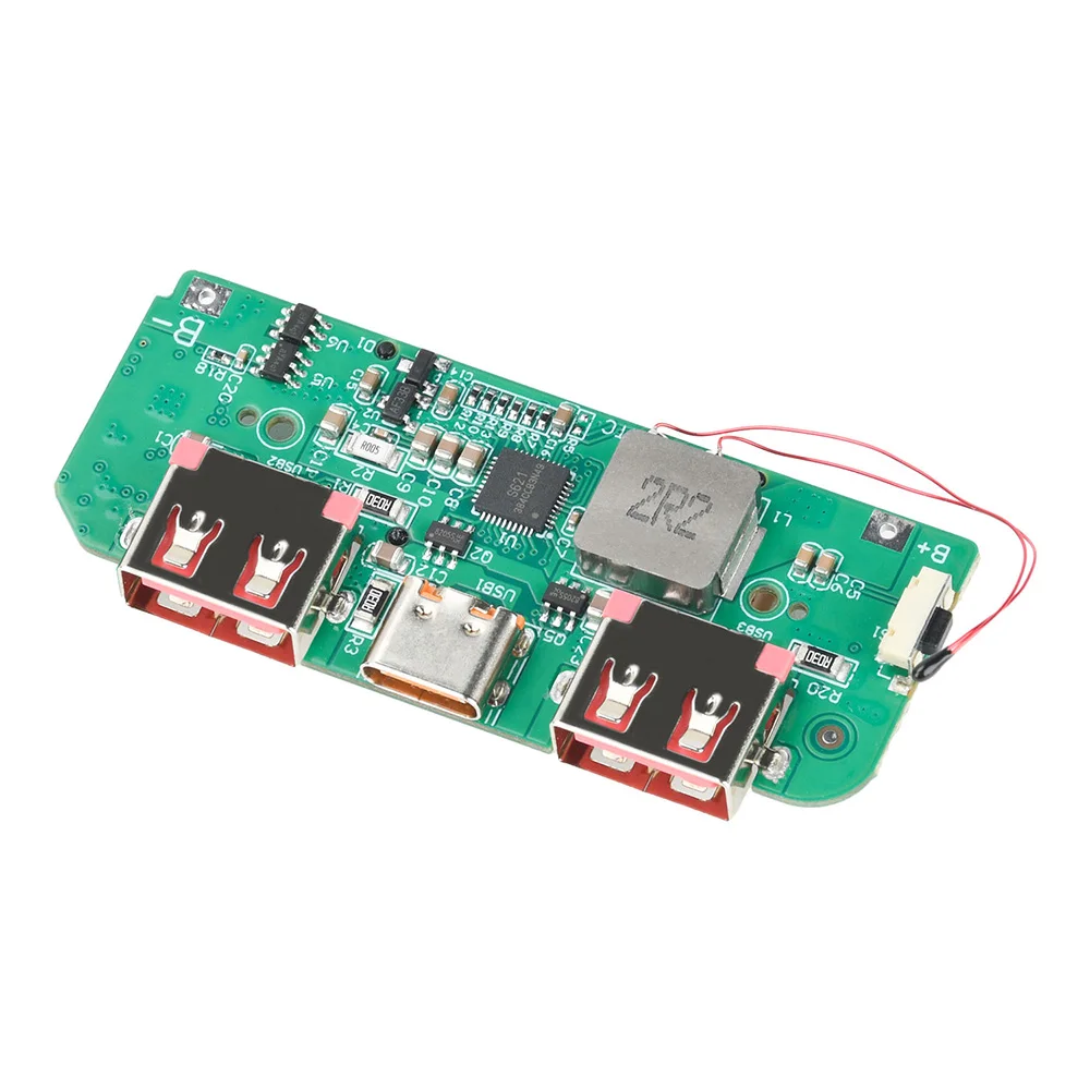 22,5W Schnelllademodul PD QC TFT Farbdisplay DIY Powerbank-Kit 3,7V Li-Ionen-Akku Vierfacher Sicherheitsschutz – Detail 5