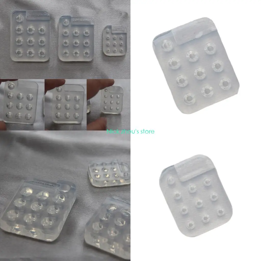 

E15E Fantasy Themed Silicone Capsules Mould Crafting Accessor for Handmade Resin Pendants Jewelry Making Projects