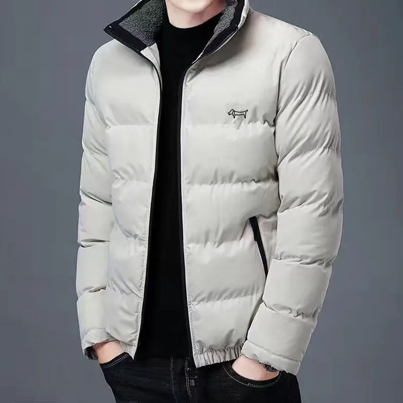 

Winter Down Cotton Men's Jacket Golf Clothing Stand Collar Thick Warm Golf Coats Fashion Casual Sport Apparel Men Golf Wear 골프웨어