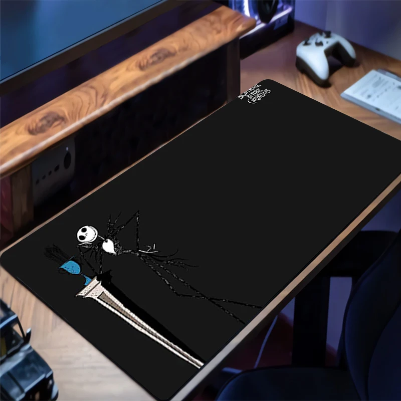 Mouse Pad Cute HD Desk Pad Extended Gaming J-jack S-skellington Keyboard Mats Cheap-And-Cheerful Gamer Anime Mousepad Table Pad