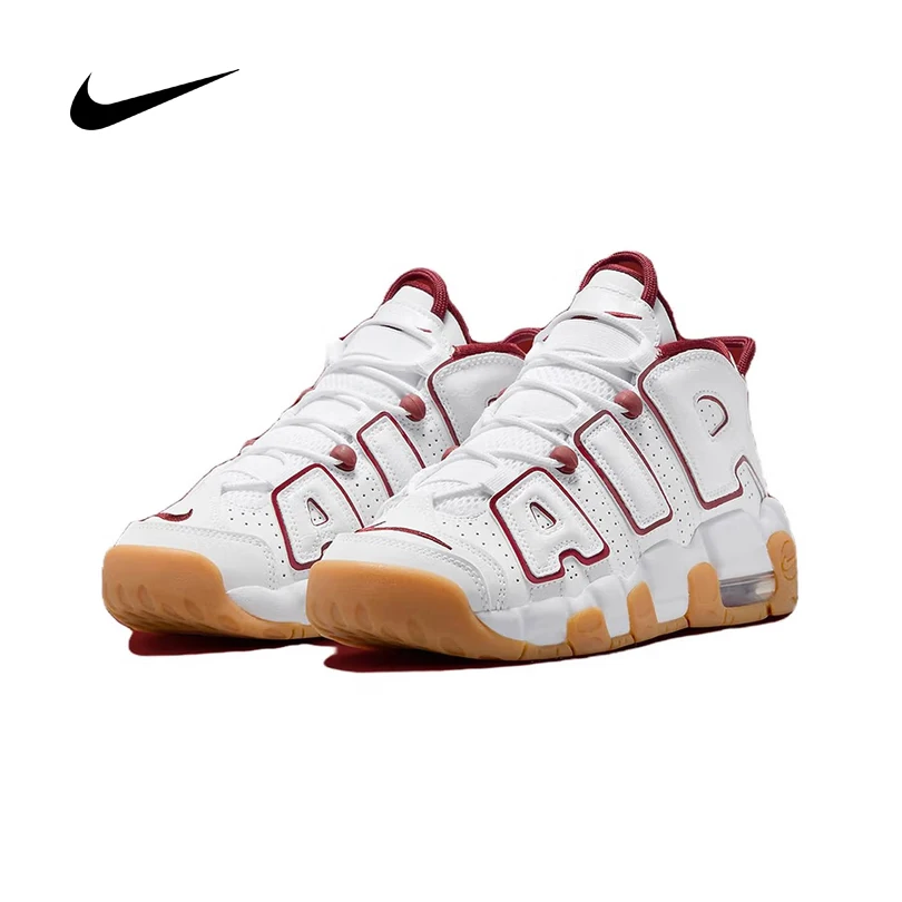 Zapatillas Nike Unisex Air More Uptempo (GS) Retro de baloncesto, ligeras, informales, deportivas, FJ2846-100