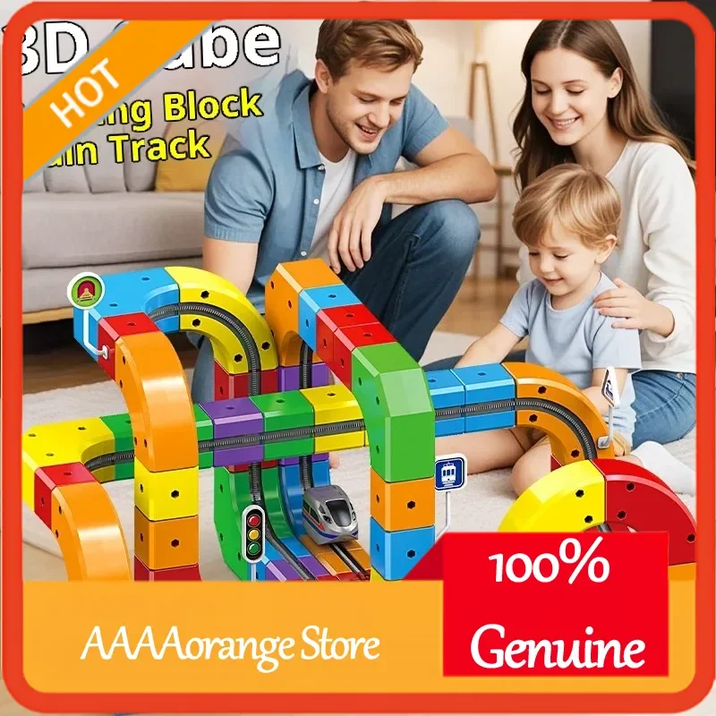 Magnetic Levitation Train Set 100 PCS STEM Toys Building Kit DIY Anti Gravity Car Educational Railway Model Gift for Kids