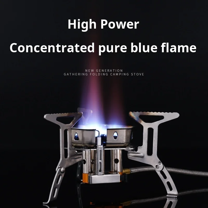 Outdoor Portable gas stove high-fire cooking machine boiled rice card type burner