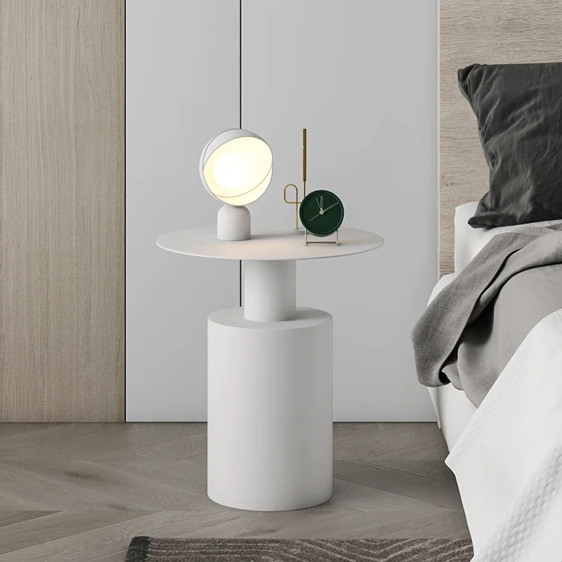 Modern Dressing Bedside Table Modern Minimalist Bedroom Round Creative Coffee Table Table De Bistro Bed Set Furniture