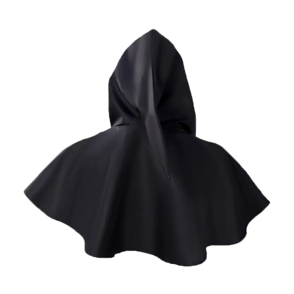 Funny Solid Color Halloween Hooded Hat Multipurpose Arab Wrap Halloween Death Cloak Cosplay Props Scarf Medieval Cape Stage