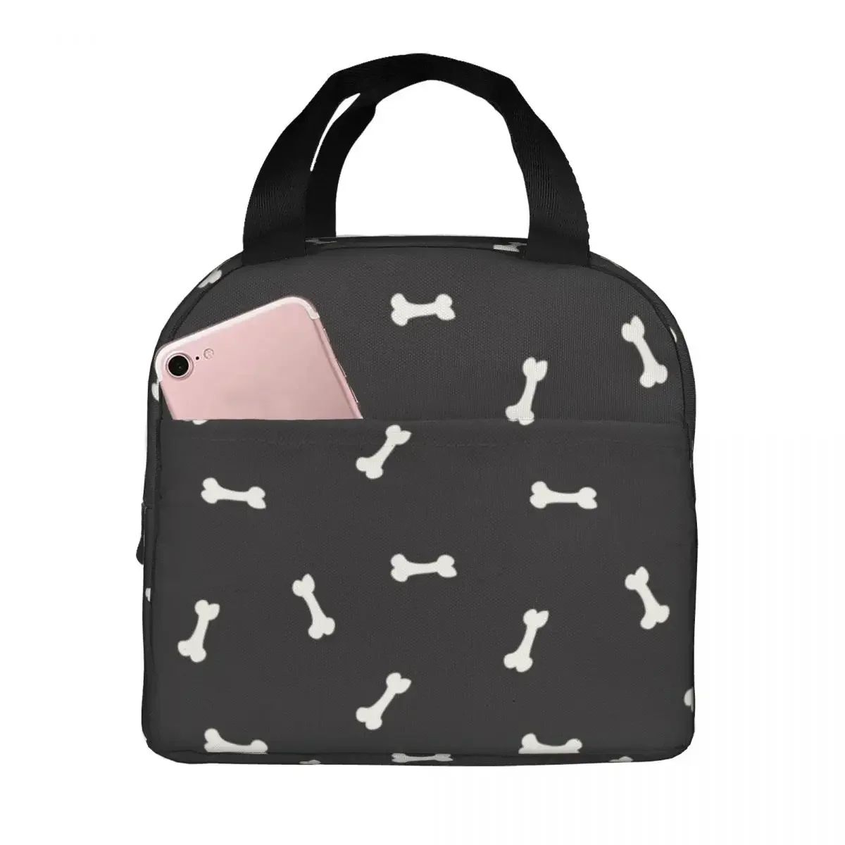 

Lunch Bag for Women Kids Bulldog Dog Thermal Cooler Portable Picnic Animal Oxford Tote Food Bag