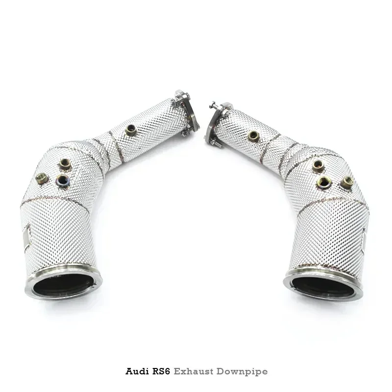 

Section High flow Pipes Exhaust Pipes branch downpipe Exhaust Pipe with For RS6/RS7 C8 4.0T 2021-2022