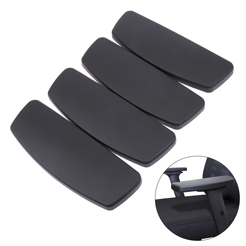 1 Pair 24cmX8.5cm Office Chair Replacement Armrest Arm Pads With Mounting Hole Easy Installation Gaming Chair Parts