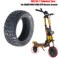 Original 100/55-7 Tire For KAABO Wolf King GTR Electric Scooter 12Inch Tubeless Run Stability CTS Anti-puncture All-terrain Tyre