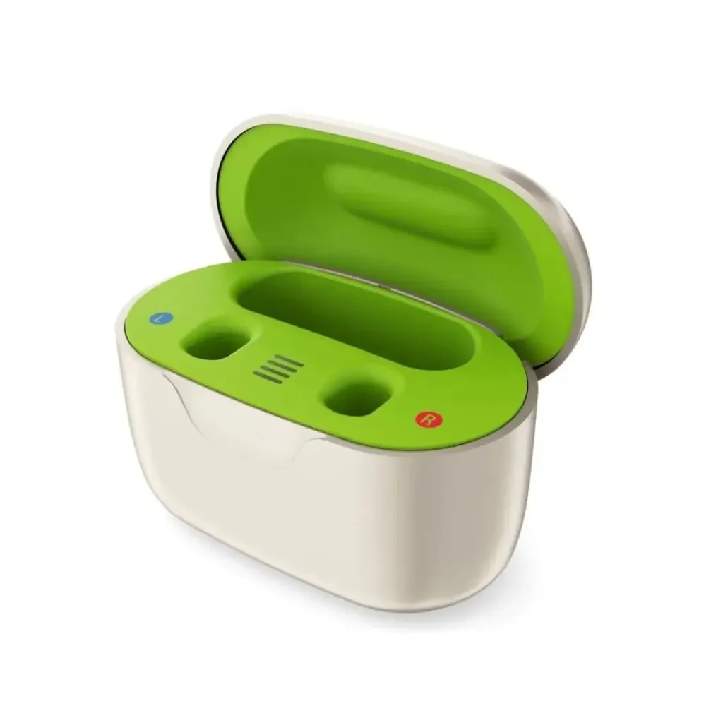 

Portable Phonak Charger Case Go – Perfectly Compatible with phonak Audeo Lumity Life L-RL & Paradise Life P-RL Hearing Aids