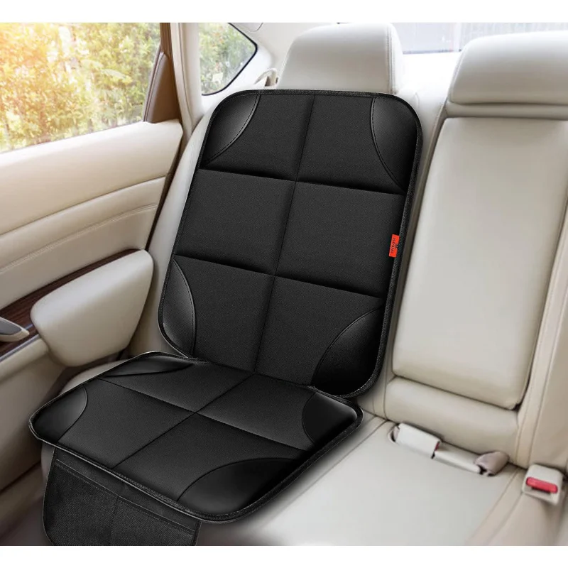 

Waterproof Car Seat Protector Set Non Slip Cushion Mat with Mesh Pocket Thick Padding Pet Baby Cover for SUV Truck Car Travel