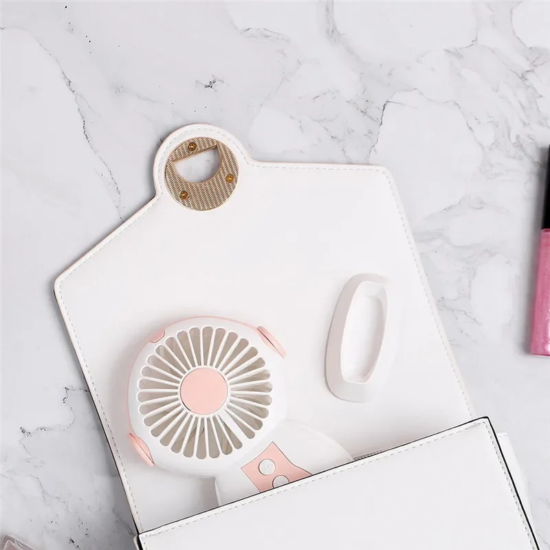 مروحة صغيرة شخصية محمولة باليد، مروحة طاولة صيفية شخصية لسطح المكتب قابلة للتعديل وهادئة وقابلة للطي مع ضوء LED للمكتب والمنزل في الهواء الطلق