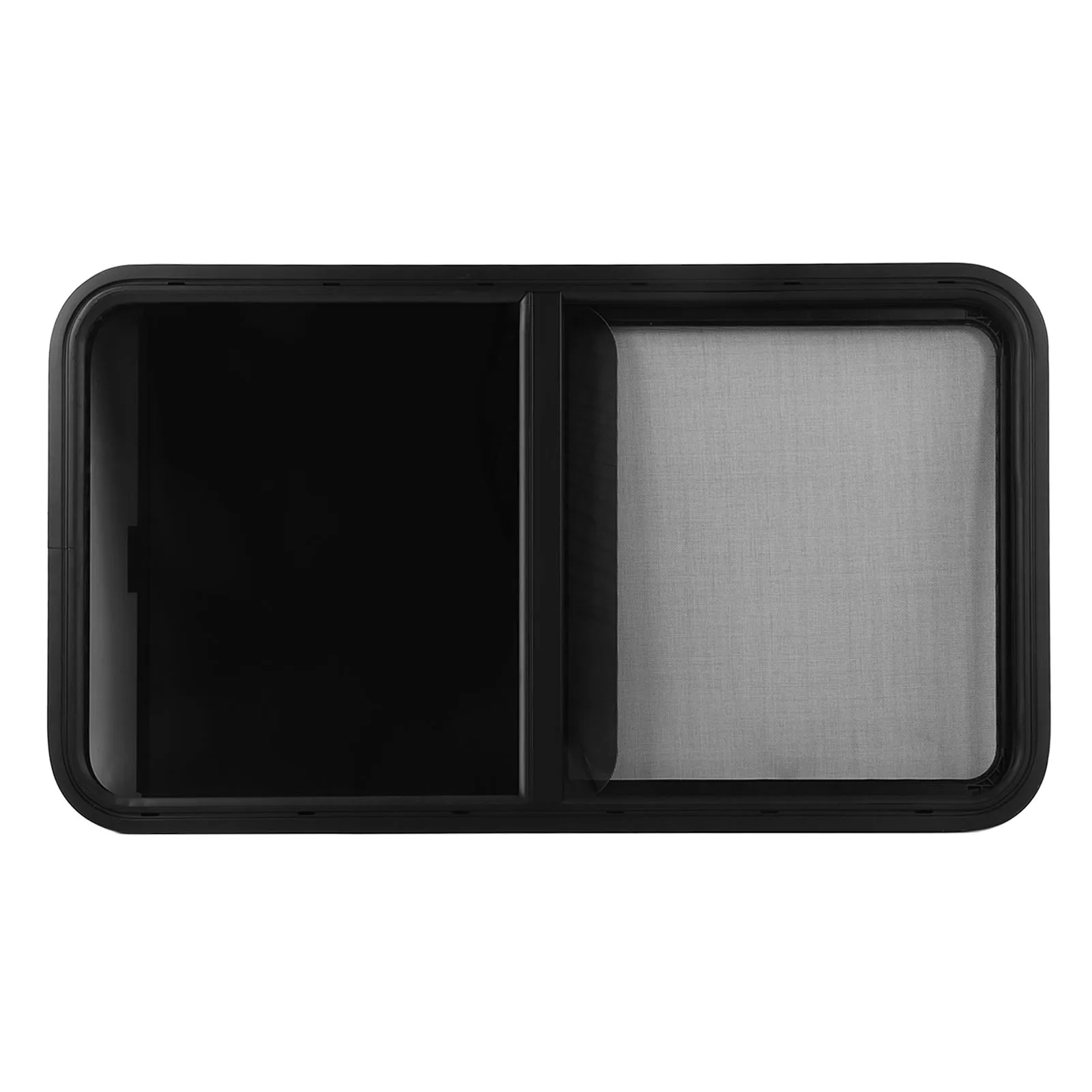 

Camper Window Push Pull Style Rounded Corner Waterproof UV Protection Smooth Polished for RV Engineering Vehicle