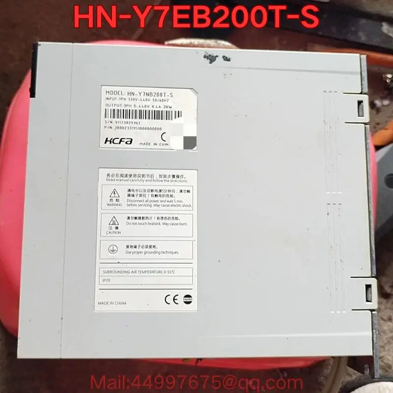 Second-hand HN-Y7EB200T-S servo drive function test is normal Latest prices for August 2026